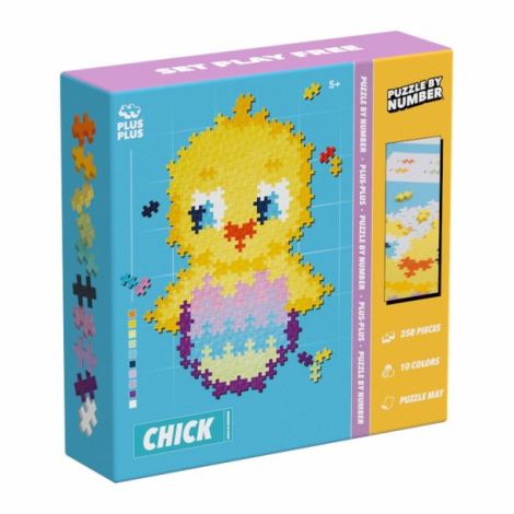 Puzzle pe numere Plus-Plus, 250 piese, Pui - imagine 7